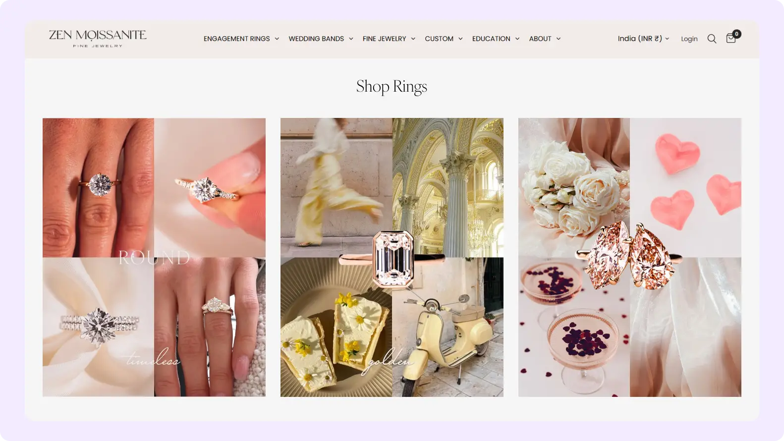 Shopify Jewelry Store website Design