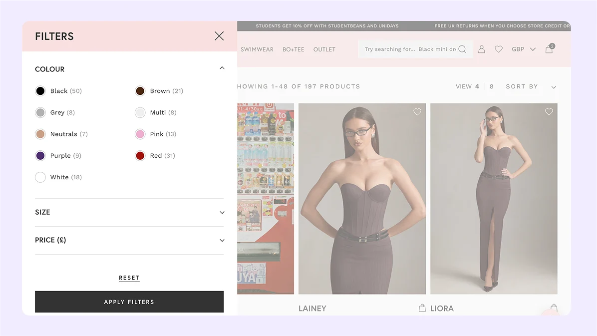 Professional Shopify fashion website design with modern user interface