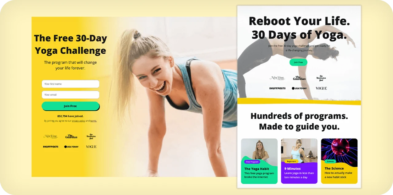 WordPress website development services for fitness and wellness platform with content management