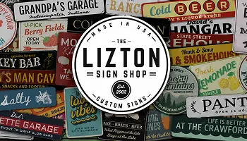 online custom sign shop homepage