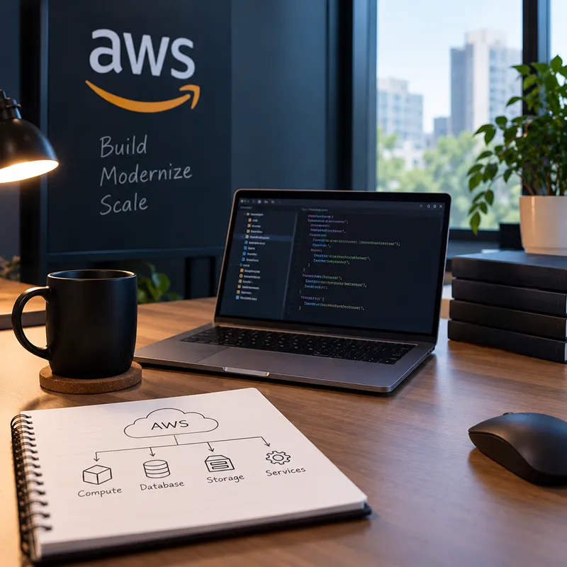 aws development and website design services