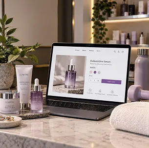 beauty and fitness website design services