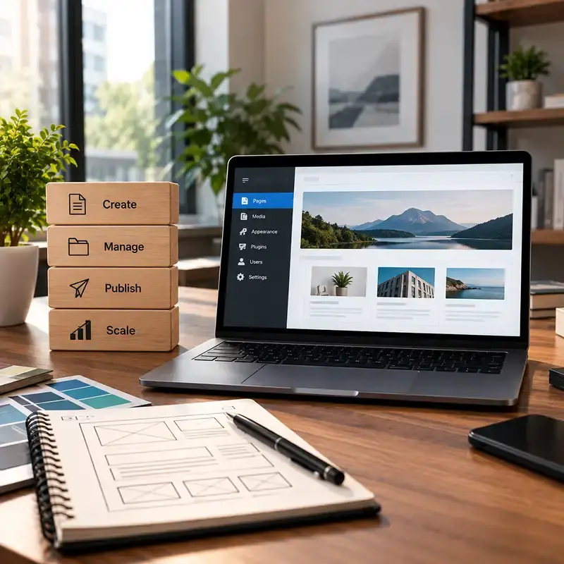 cms development and website design services