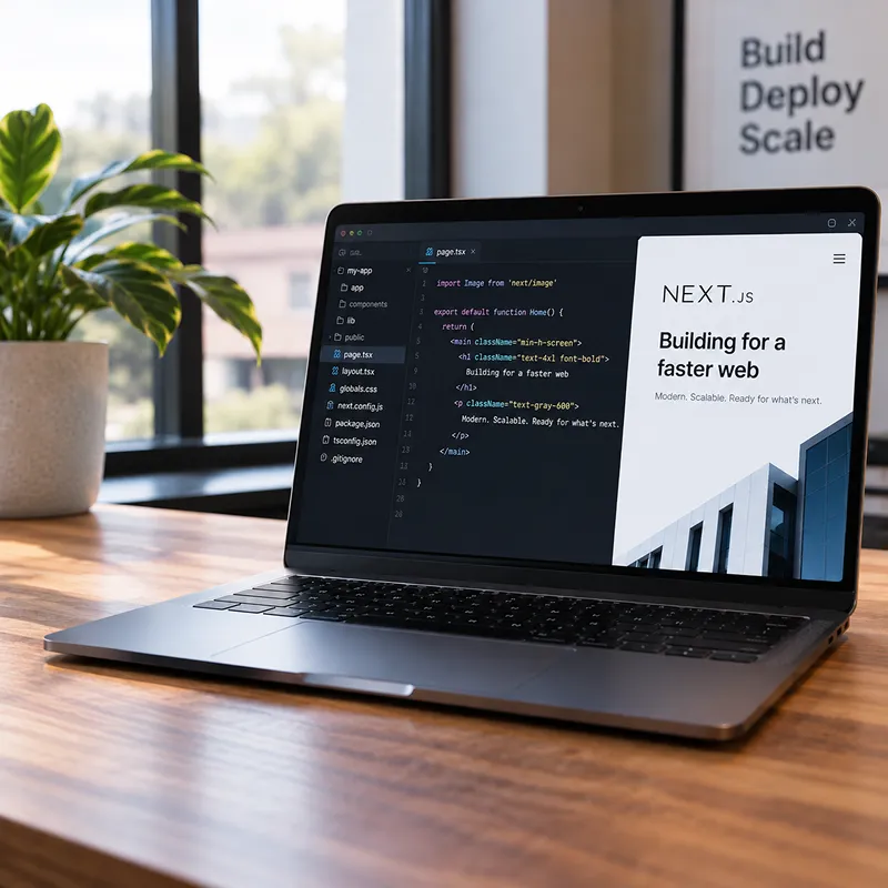 nextjs development and website design services