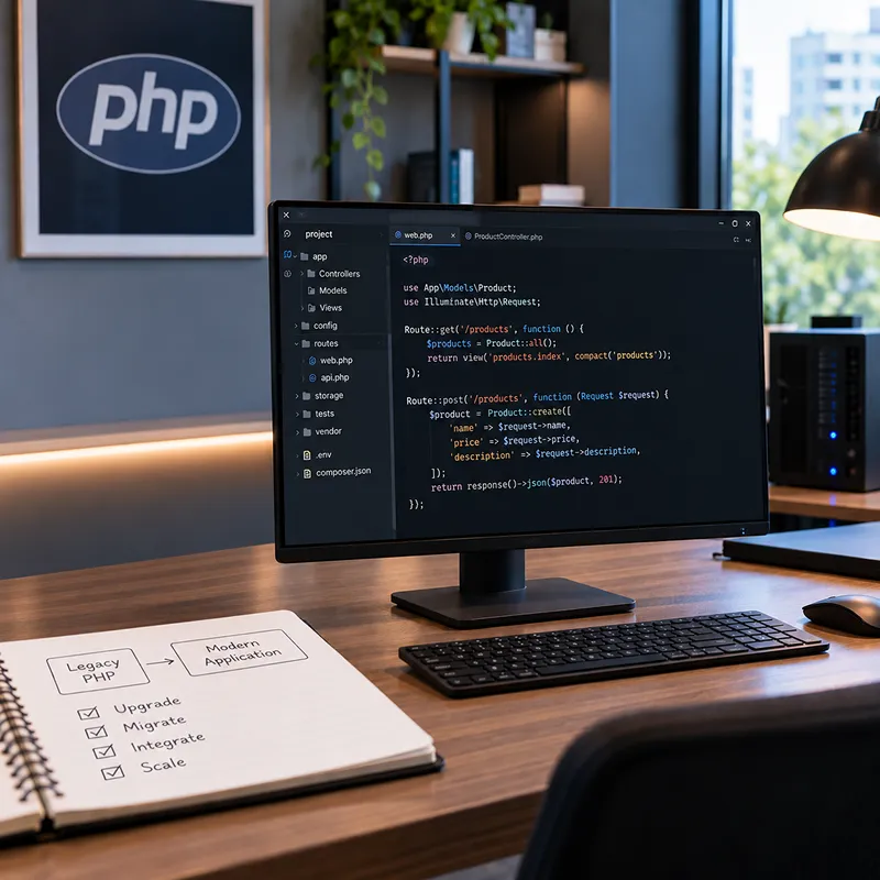 php development and website design services