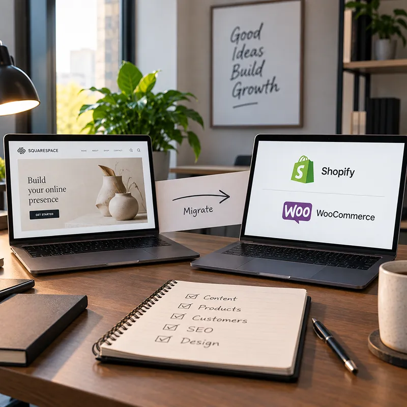 squarespace migration and website design services