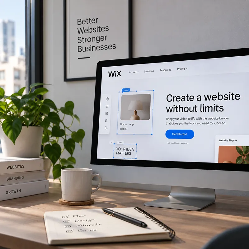 wix development and website design services