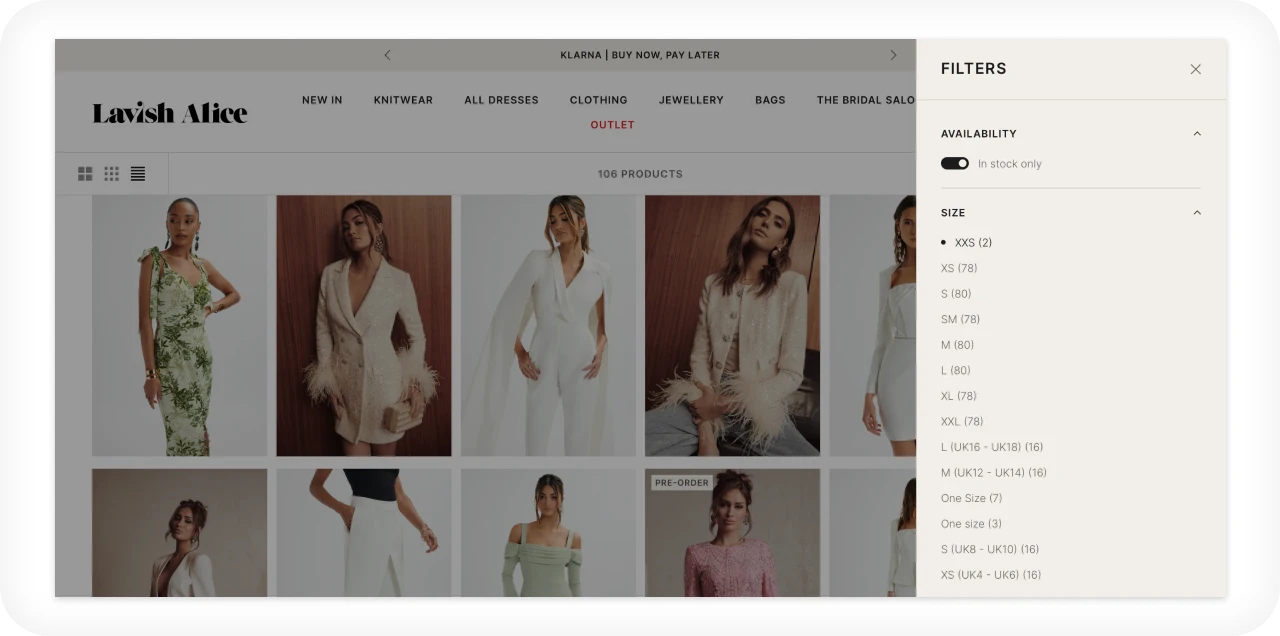 Fashion e-Commerce Website Development