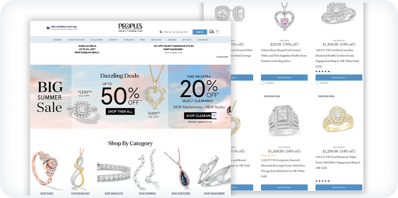 Retail & e-commerce website design & Development